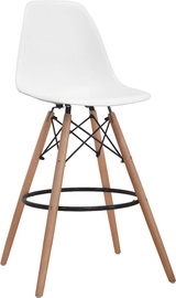 Bāra krēsls OTE Vigo OTE-STOŁEK-VIGO-BIAŁ, matēts, balta, 56 cm x 46 cm x 107 cm