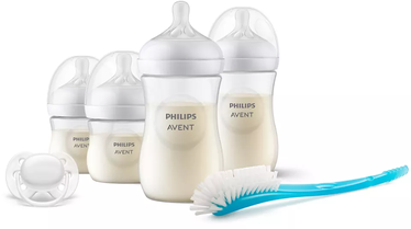 Набор бутылок Philips Avent Natural Response, 0 мес., белый