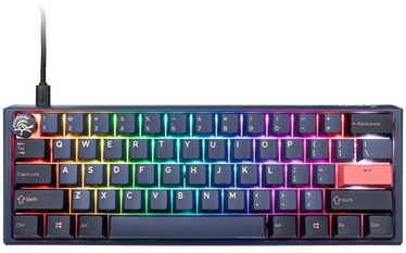 Klaviatūra Ducky One 3 Mini One 3 Mini Cherry MX Blue Anglų (US), mėlyna/juoda/raudona