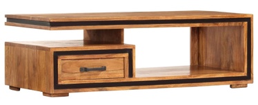 Kohvilaud VLX Solid Acacia Wood 247493, pruun, 1000 mm x 450 mm x 330 mm