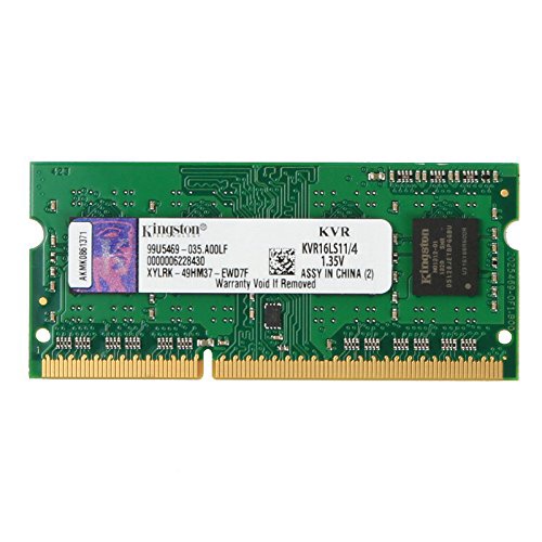 Operatīvā atmiņa (RAM) Kingston KVR16LS11/4, DDR3, 4 GB, 1600 MHz