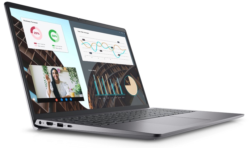 Sülearvuti Dell Vostro 3530, Intel® Core™ i7-1355U, 16 GB, 512 GB, 15.6 ", Intel HD, must, en