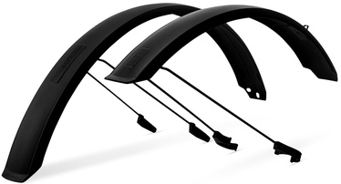 Dubļu sargs ACID Mudguard Set 75 93376, plastmasa/tērauds/polipropilēns (pp), melna