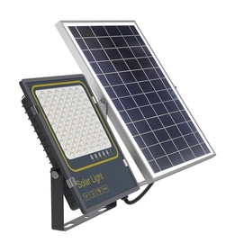 Prožektors CristalRecord Bee Solar, 100 W, 1560 lm, 3000 °K, IP66, pelēka/antracīta