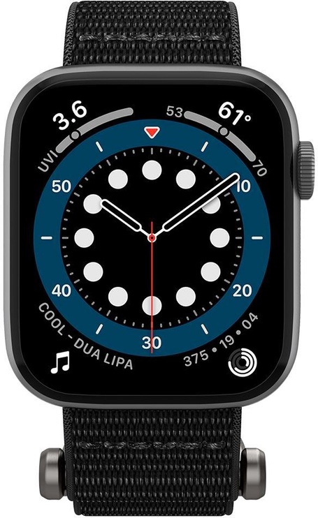 Ремешок Spigen DuraPro Flex Apple Watch All Series 45/44/42mm, черный
