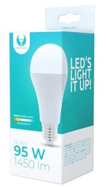 Лампочка Forever Light LED, A65, теплый белый, E27, 15 Вт, 1450 лм