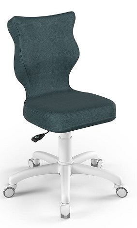 Bērnu krēsls Petit White MT06 Size 3, zila/balta, 550 mm x 715 - 775 mm