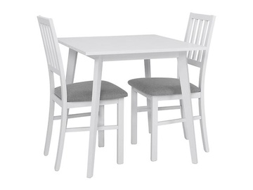 Стул для столовой Asti, белый/серый, 44 см x 51 см x 94.5 см