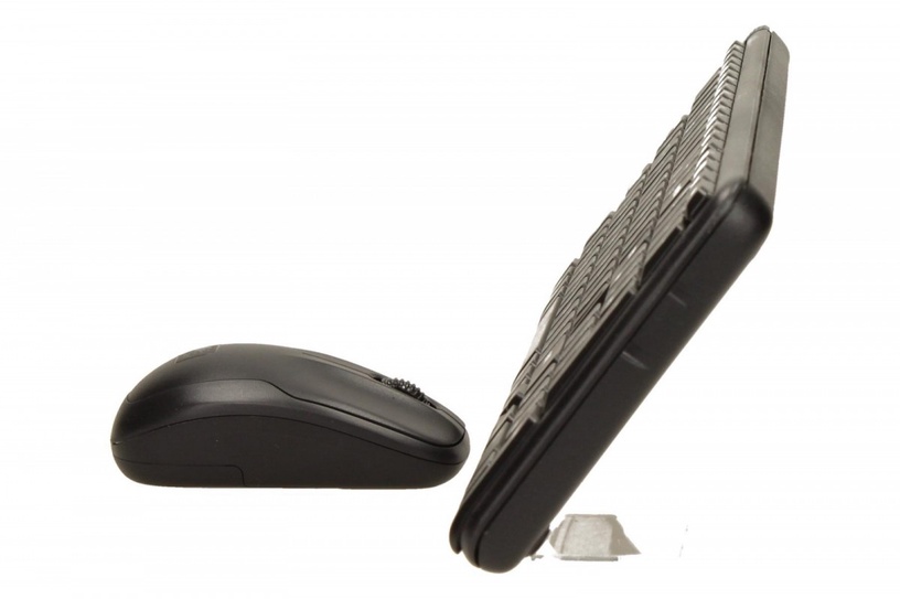 Klaviatūra Logitech MK220 INT EN, juoda, belaidė