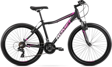 Велосипед горный Romet Jolene 6.0, 26 ″, 15" (36.83 cm) рама, черный/розовый