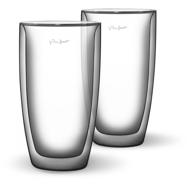 Glāžu komplekts Lamart Latte Glasses LT9011, borsilikāta stikls, 0.380 l, 2 gab.