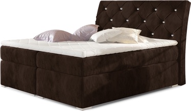 Кровать двухместная континентальная Balvin Kronos 06, 160 x 200 cm, коричневый, с матрасом