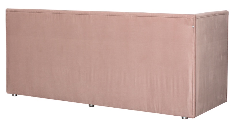 Кровать одноместная Bodzio Manilla TTMAL, розовый, с матрасом