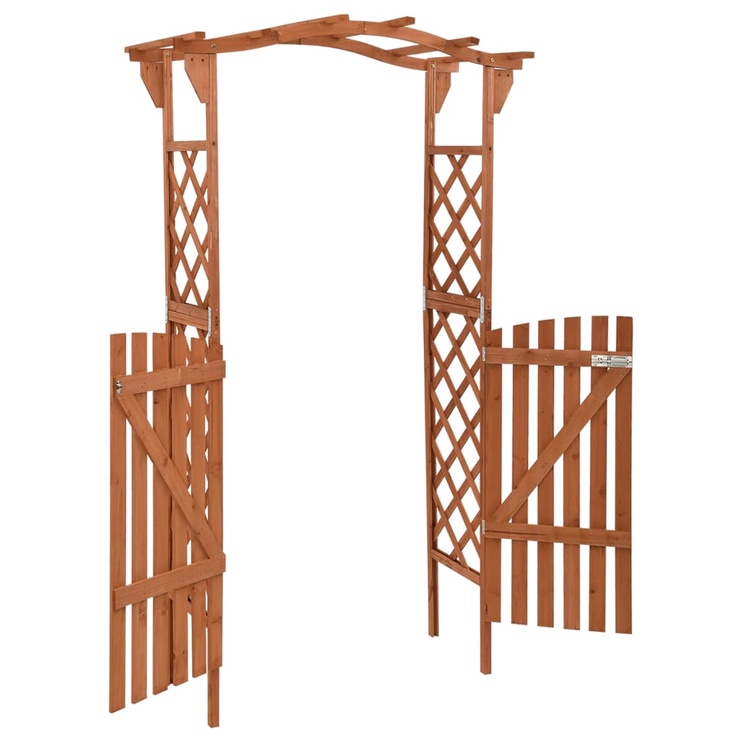 Dekoratiivpiire VLX Pergola With Gate, 116 cm x 204 cm