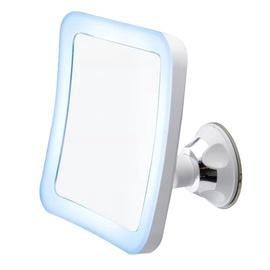 Spogulis Camry Bathroom CR 2169, ar gaismu, ar piesūcekni, 16.3 cm x 16.3 cm