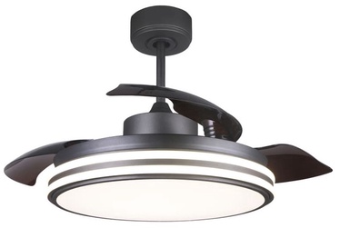 Lampa ar ventilatoru CristalRecord Louis 85-109-50-180, 35 W, 1 gab.