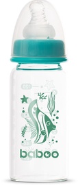 Бутылка с узким горлышком Baboo Sea Life, 120 мл, 0 мес.