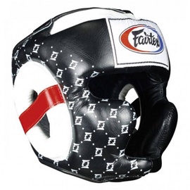 Каска Fairtex HG10, белый/черный, L