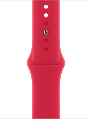 Nutikell Apple Watch Series 8 GPS 41mm RED Aluminium Case with RED Sport Band - Regular, punane