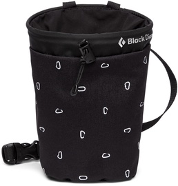 Magnezijos maišelis Black Diamond Gym Chalk Bag, juoda, M/L
