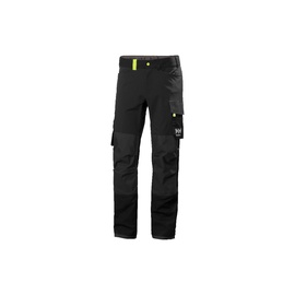 Рабочие штаны Helly Hansen 77407_999-C48&HH, черный, хлопок/полиэстер/эластан, C48 размер