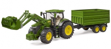 Žaislinis traktorius Bruder John Deere 7R 350 03155, žalia