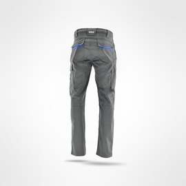 Рабочие штаны Sara Workwear Actiflex Actiflex, серый, полиэстер/шерсть/cпандекс, 48 размер