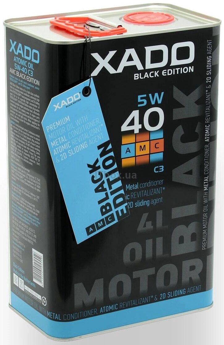 Mootoriõli Xado C3 AMC Black Edition 5W - 40, sünteetiline, 4 l