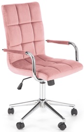 Krēsls Gonzo 4, 60 x 53 x 93 - 105 cm, rozā/hroma