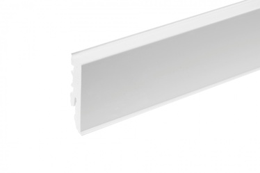 Плинтус Cezar MasterLine W-PC-ML60-MR9003-240, 2400 мм x 60 мм x 15 мм