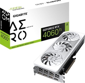 Видеокарта Gigabyte GeForce RTX™ 4060 Ti GV-N406TAERO OC-8GD, 8 ГБ, GDDR6