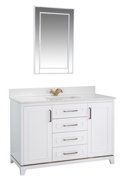 Комплект мебели для ванной Kalune Design Ontario 48, белый, 54 x 120 см x 86 см