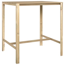 Барный стол VLX 318220, коричневый, 100 см x 110 см x 110 см