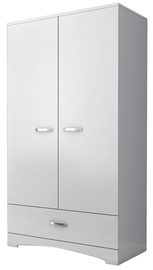 Riidekapp Kalune Design F4 467, valge, 81 cm x 45.8 cm x 181 cm
