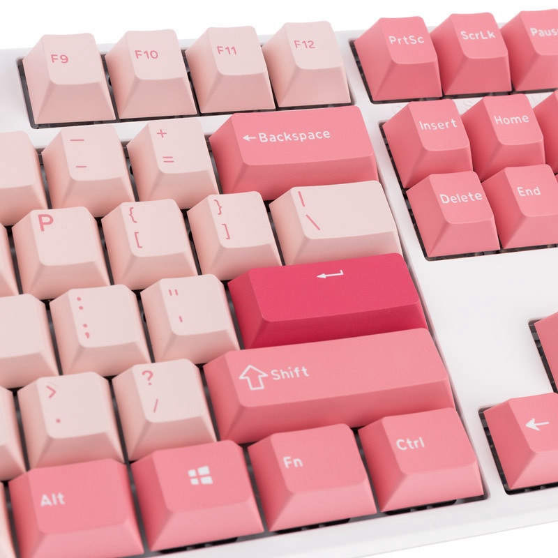 Klaviatuur Ducky One 3 Gossamer Cherry MX Silent Red, EN, valge/roosa