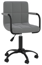 Kontoritool VLX Velvet 334711, must/tumehall