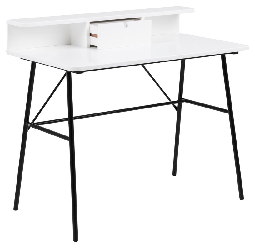 Письменный cтолы Home4you Pascal AC72288, белый/черный