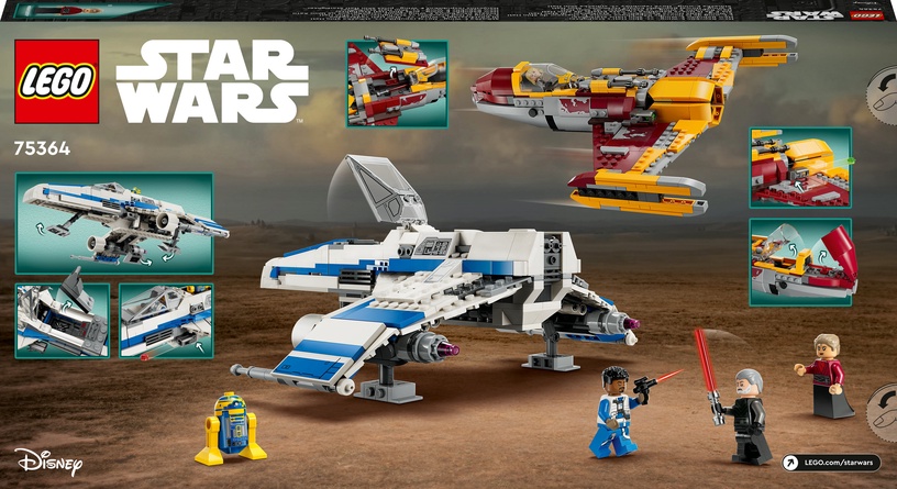 Конструктор LEGO® Star Wars™ New Republic E-Wing™ pret Shin Hati Starfighter™ 75364, 1056 шт.