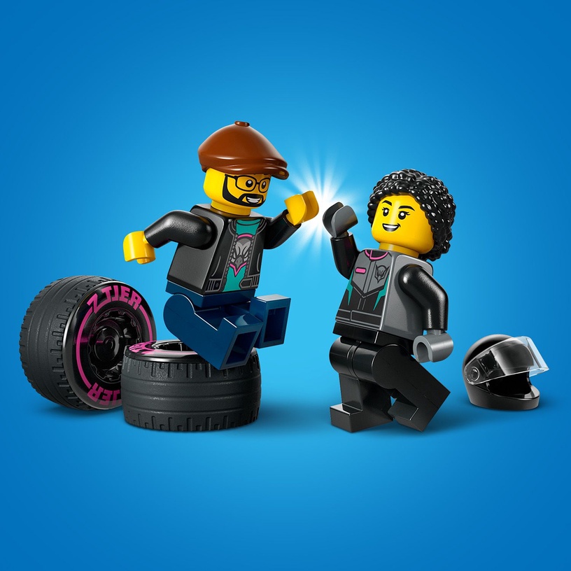 Konstruktor LEGO® City Võidusõiduauto ja autoveok 60406