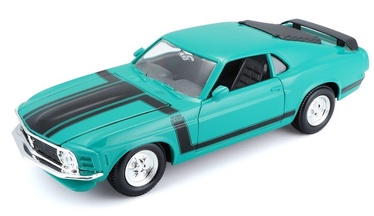Bērnu rotaļu mašīnīte Maisto Ford Mustang Boss 302 10131943GN, zaļa