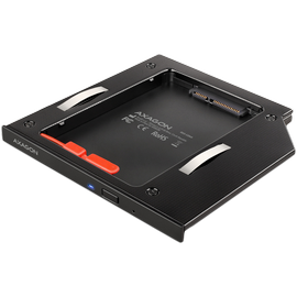 HDD/SSD korpuss Axagon RSS-CD09 ODD – 2.5" SATA SSD/HDD CADDY, 9.5 MM, 2.5"