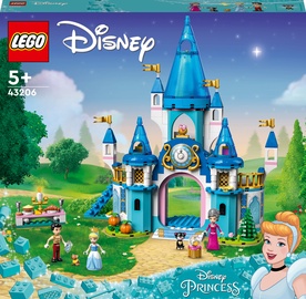 Konstruktors LEGO® │ Disney Pelnrušķītes un Daiļā prinča pils 43206, 365 gab.