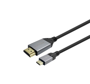 Kabelis Vivolink Pro USB Type-C, HDMI, 3 m, juoda