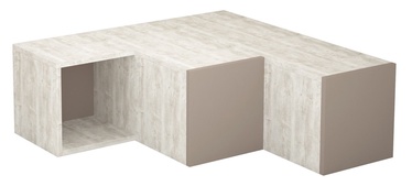 TV-laud Kalune Design Compact, pruun/valge, 920 mm x 900 mm x 320 mm
