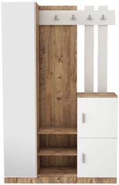 Комплект мебели для прихожей Kalune Design DD7, комнатные, белый/сосновый