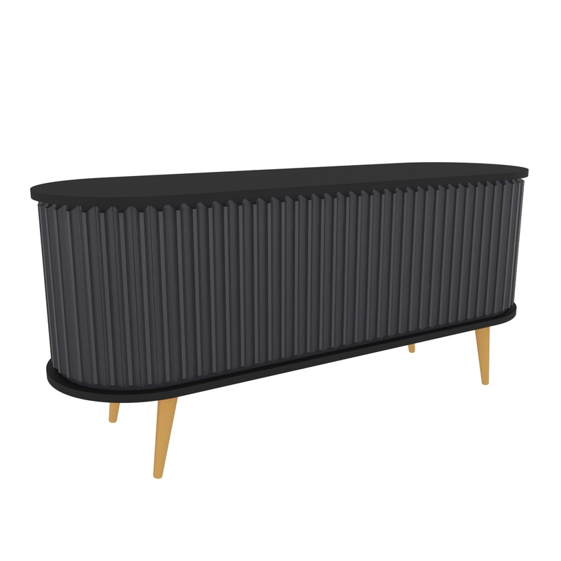 TV-laud Kalune Design Stor, antratsiit/must, 140 cm x 43 cm x 64 cm