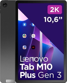 Tahvelarvuti Lenovo Tab M10 Plus (3rd Gen) ZAAN0068PL, hall, 10.61", 4GB/128GB, 3G, 4G