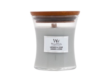 Свеча, ароматическая WoodWick Lavender & Cedar, 30 час, 85 г, 80 мм