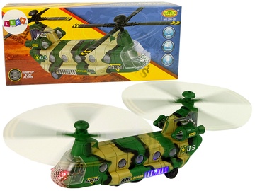 Žaislinis sraigtasparnis Lean Toys Military Helicopter 10040, 30 cm