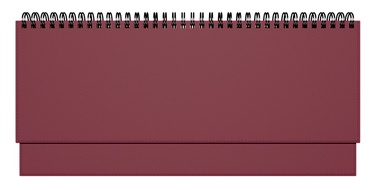 Galda kalendārs Timer Memo Balad 2024, bordo, 11.2 cm x 29 cm